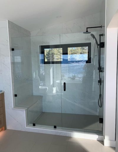 KnightsPlumbing Shower with glass doors